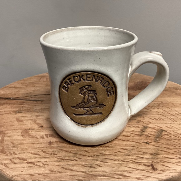 🟤 Breckenridge - Colorado Springs - Ceramic Clay Pottery Crafted Coffee Mug Cup - Picture 2 of 11
